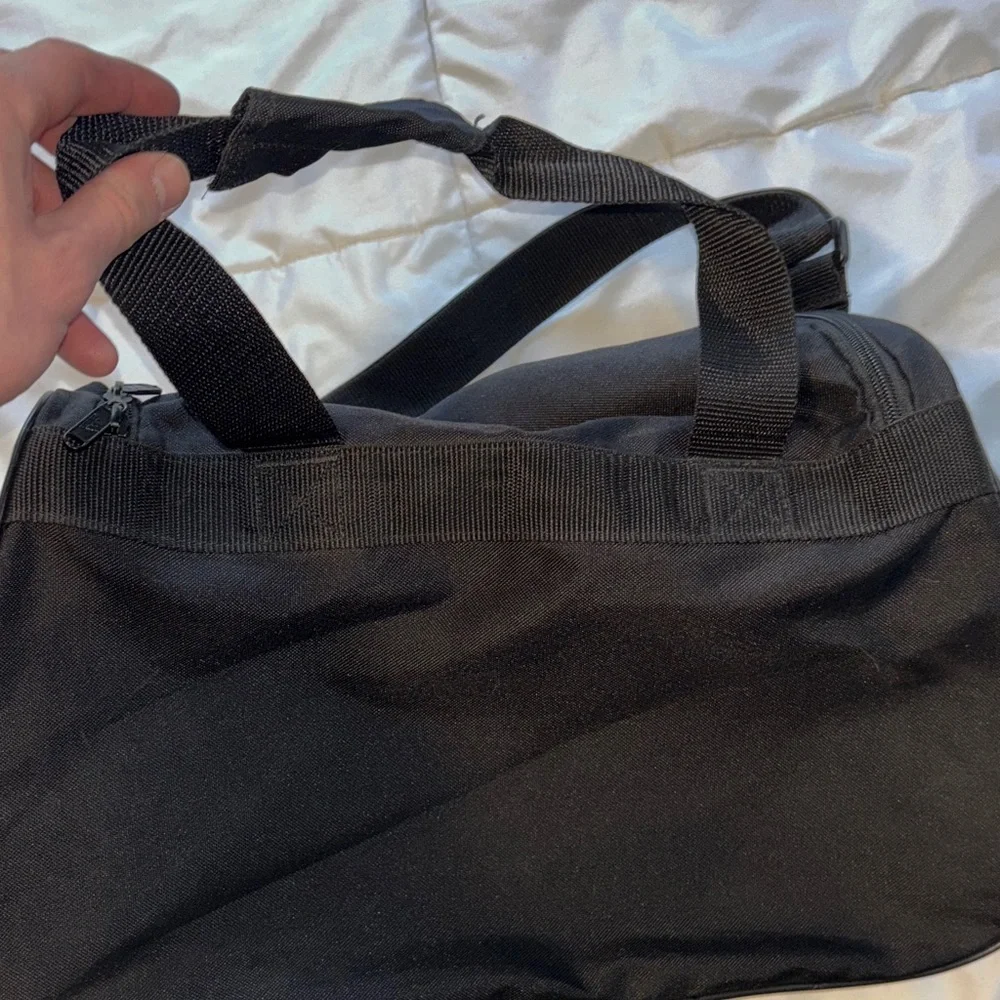 Adidas Black and White Sports Bag